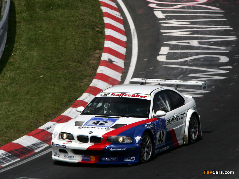 BMW M3 GTR (E46) 2001 pictures (800 x 600)