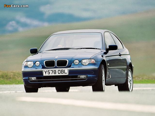 BMW 325ti Compact UK-spec (E46) 2001–05 wallpapers (640 x 480)