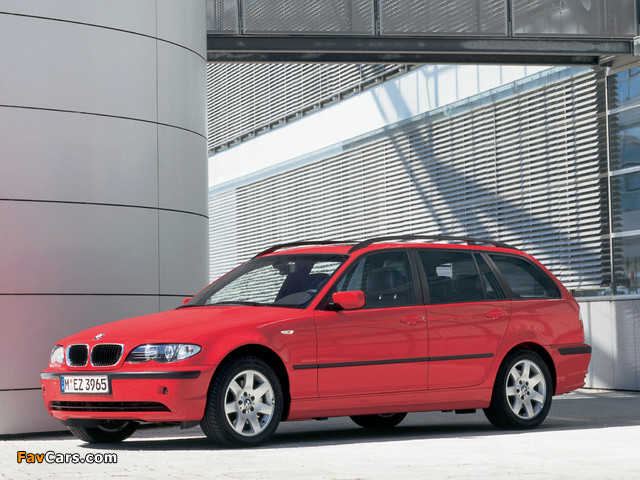 BMW 318i Touring (E46) 2001–05 wallpapers (640 x 480)