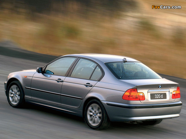 BMW 320d Sedan ZA-spec (E46) 2001–05 wallpapers (640 x 480)