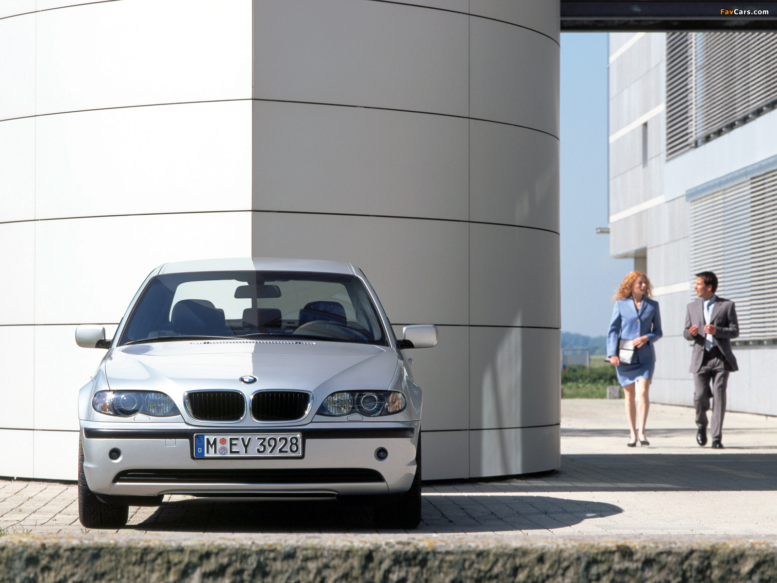 BMW 318i Sedan (E46) 2001–05 wallpapers (1600 x 1200)