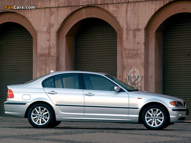 BMW 325i Sedan ZA-spec (E46) 2001–05 wallpapers (640 x 480)