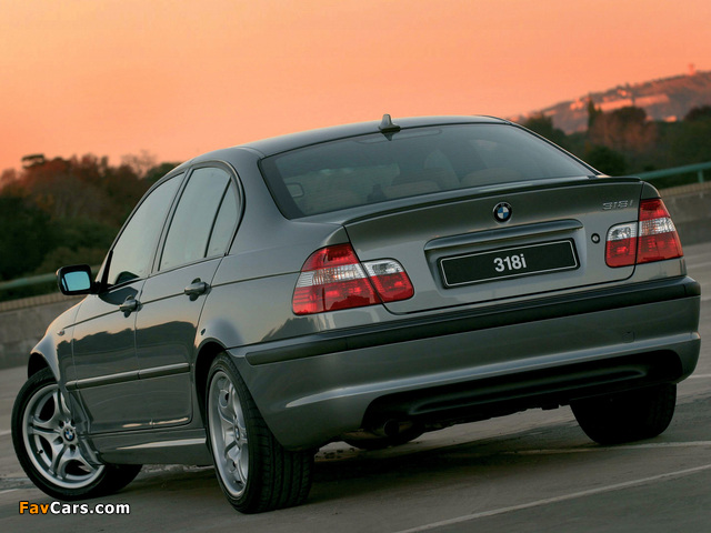 BMW 318i M-Sport Limited (E46) 2002–05 images (640 x 480)