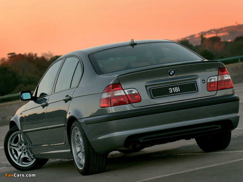 BMW 318i M-Sport Limited (E46) 2002–05 images (800 x 600)