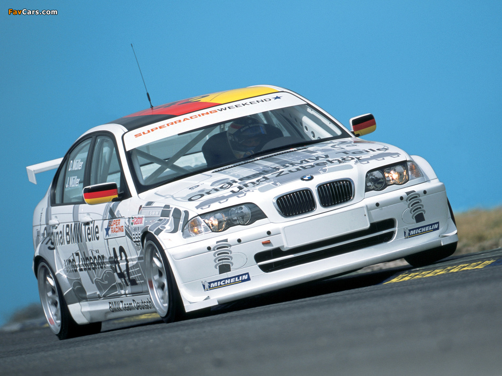 BMW 320i ETCC Sedan (E46) 2002 images (1024 x 768)