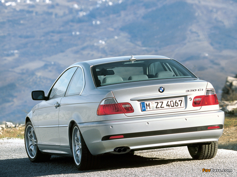 BMW 330Ci Coupe (E46) 2003–06 images (800 x 600)