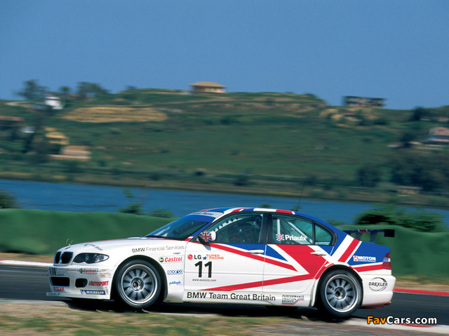 BMW 320i ETCC Sedan (E46) 2003–04 images (640 x 480)