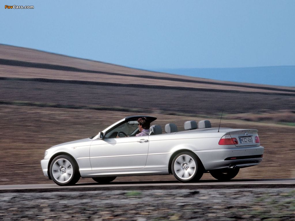 BMW 330Ci Cabrio (E46) 2003–06 photos (1024 x 768)