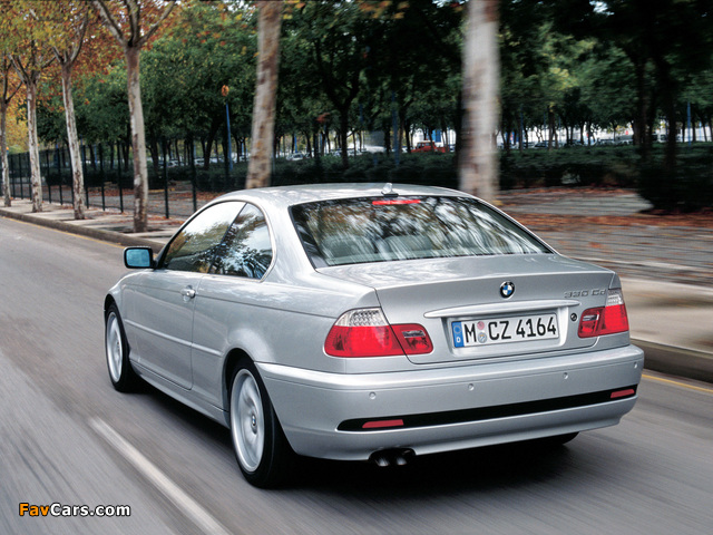 BMW 330Cd Coupe (E46) 2003–06 pictures (640 x 480)