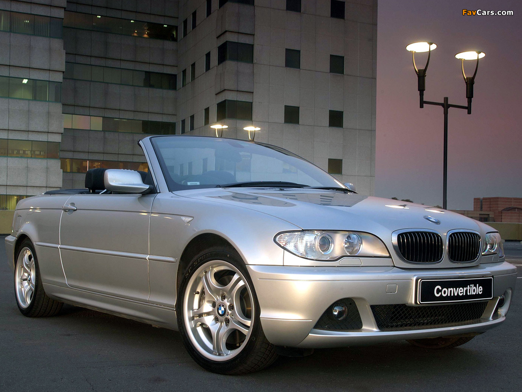 BMW 330Ci Cabrio ZA-spec (E46) 2003–06 pictures (1024 x 768)