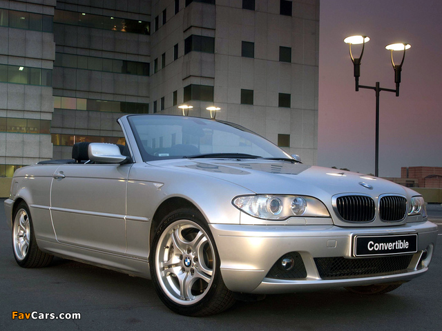 BMW 330Ci Cabrio ZA-spec (E46) 2003–06 pictures (640 x 480)