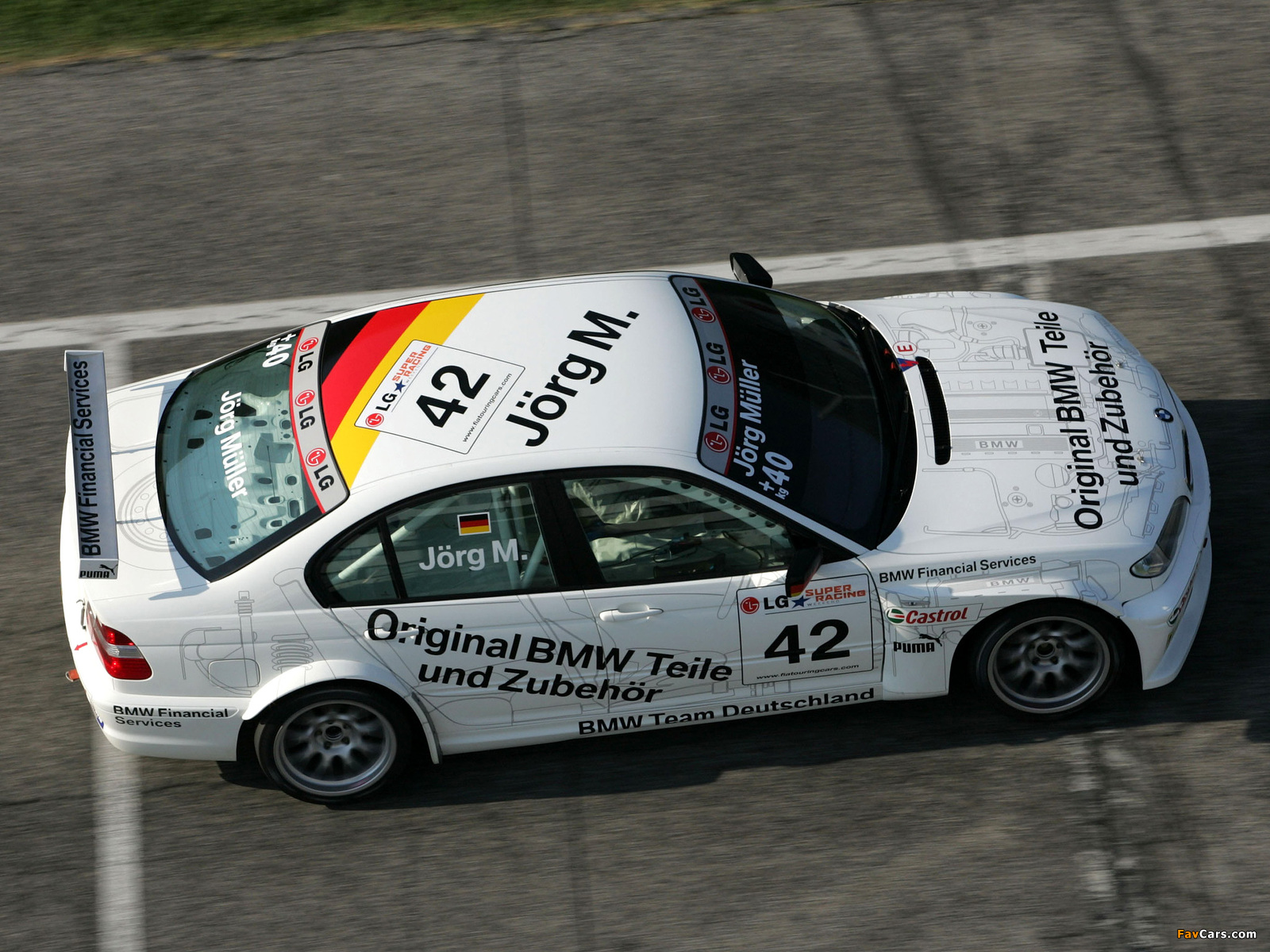 BMW 320i ETCC Sedan (E46) 2003–04 wallpapers (1600 x 1200)