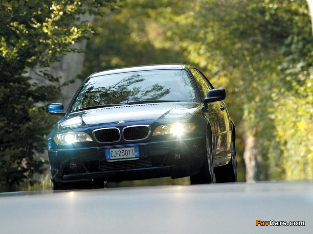 BMW 320Cd Coupe (E46) 2003–06 wallpapers (640 x 480)