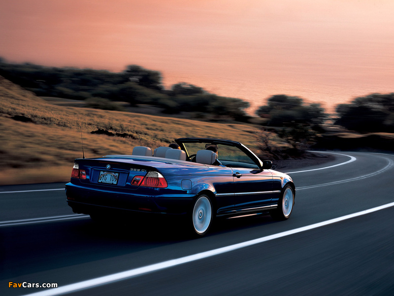 BMW 325Ci Cabrio (E46) 2004–06 images (800 x 600)