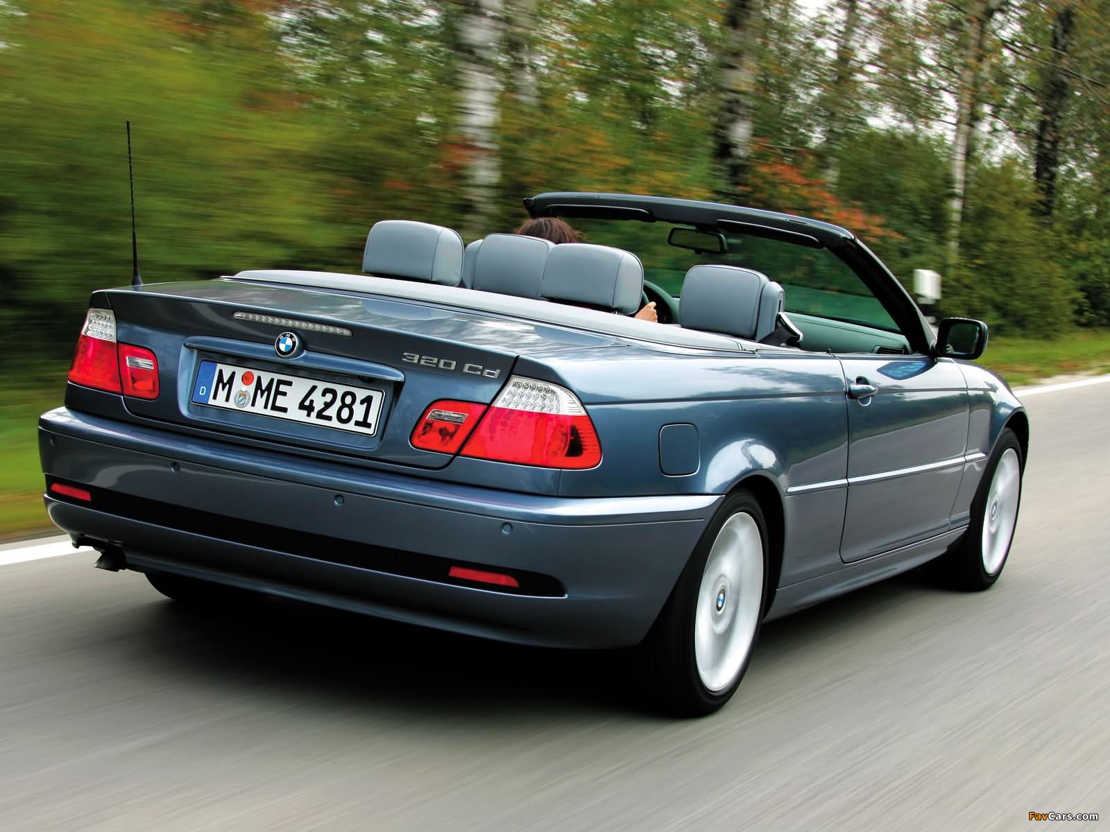 BMW 320Cd Cabrio (E46) 2004–06 images (1600 x 1200)