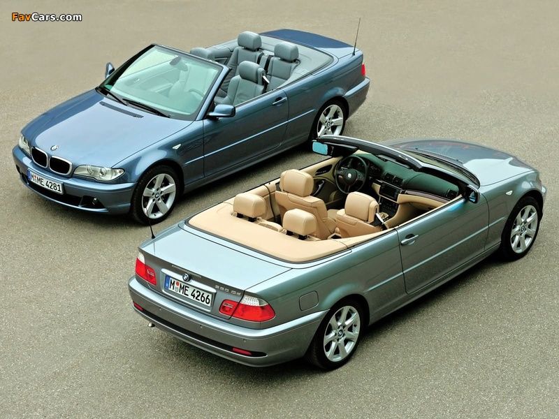 BMW 320Cd Cabrio (E46) 2004–06 photos (800 x 600)