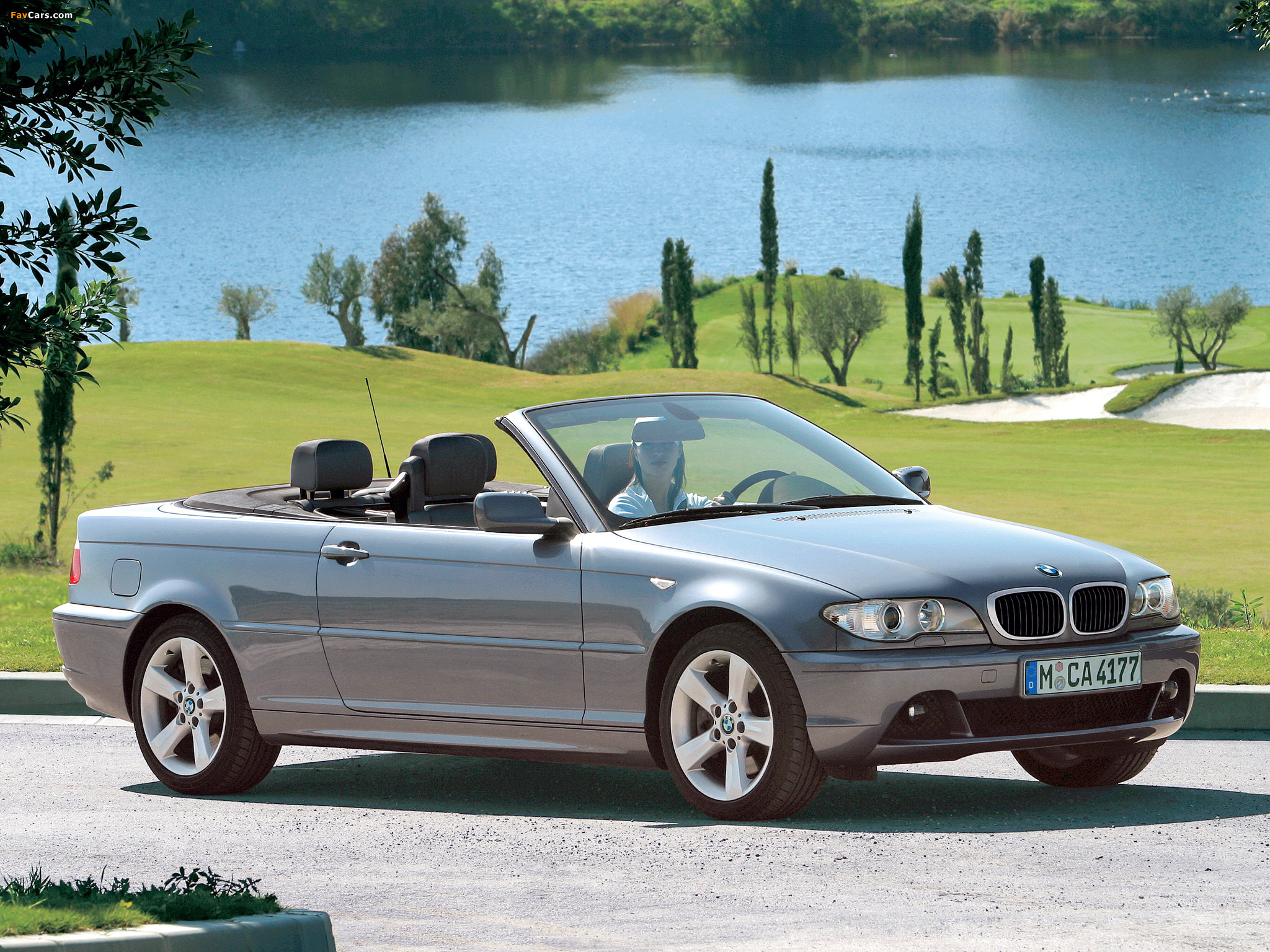 BMW 320Cd Cabrio (E46) 2004–06 wallpapers (2048 x 1536)