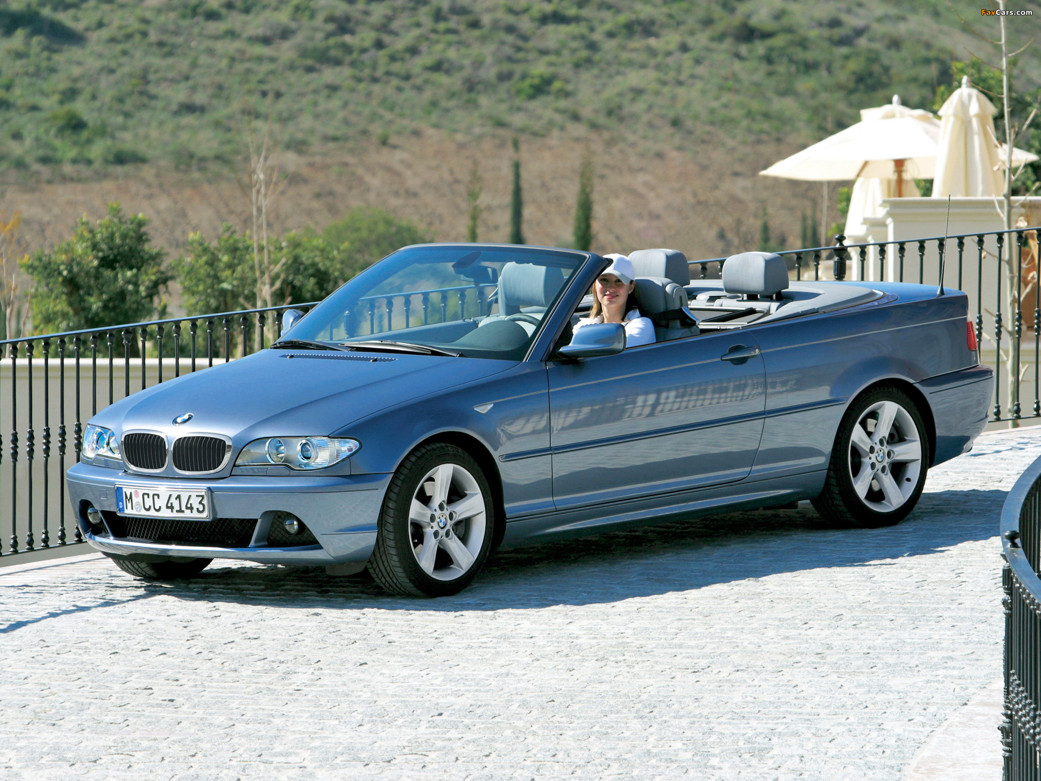 BMW 320Cd Cabrio (E46) 2004–06 wallpapers (2048 x 1536)
