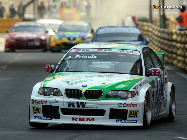 BMW 320i WTCC Sedan (E46) 2005 images (640 x 480)