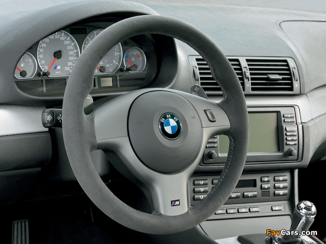 BMW M3 Coupe Competition Package (E46) 2005–07 images (640 x 480)