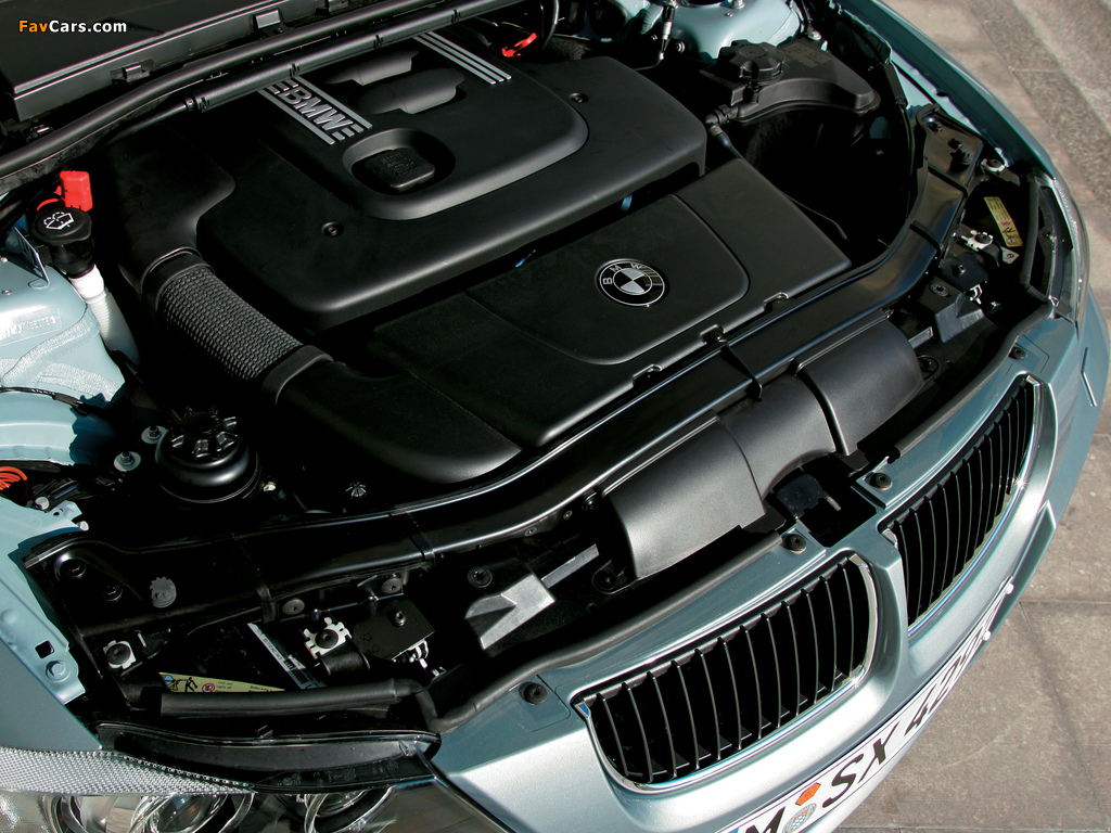 BMW 320d Sedan (E90) 2005–08 images (1024 x 768)