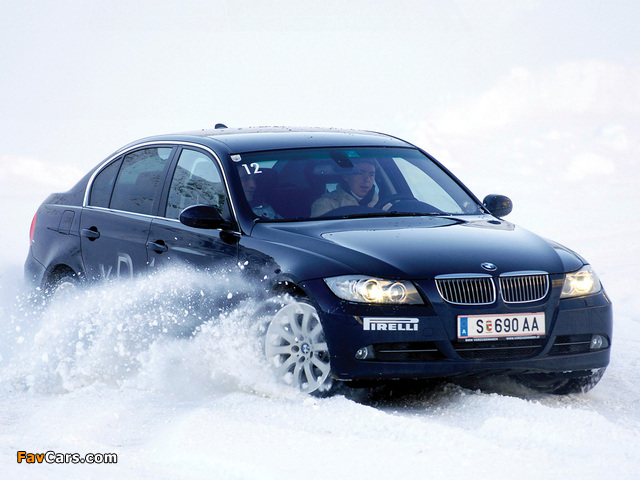 BMW 330xd Sedan (E90) 2005–08 images (640 x 480)