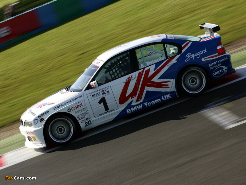 BMW 320i WTCC Sedan (E46) 2005 photos (800 x 600)