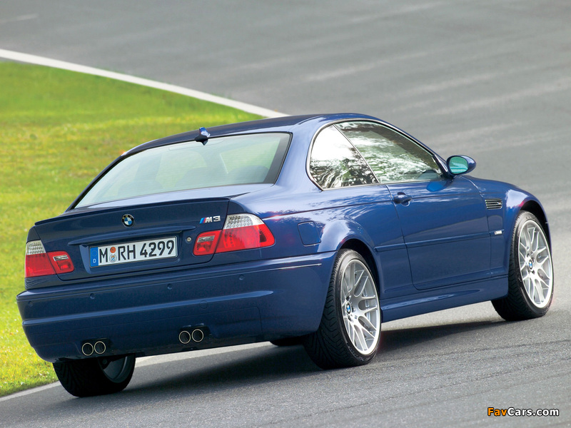 BMW M3 Coupe Competition Package (E46) 2005–07 photos (800 x 600)