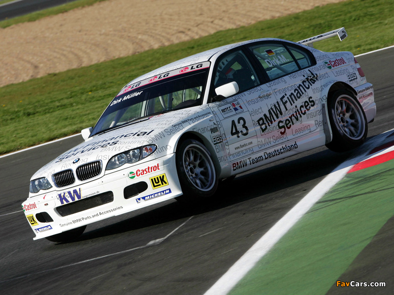 BMW 320i WTCC Sedan (E46) 2005 pictures (800 x 600)