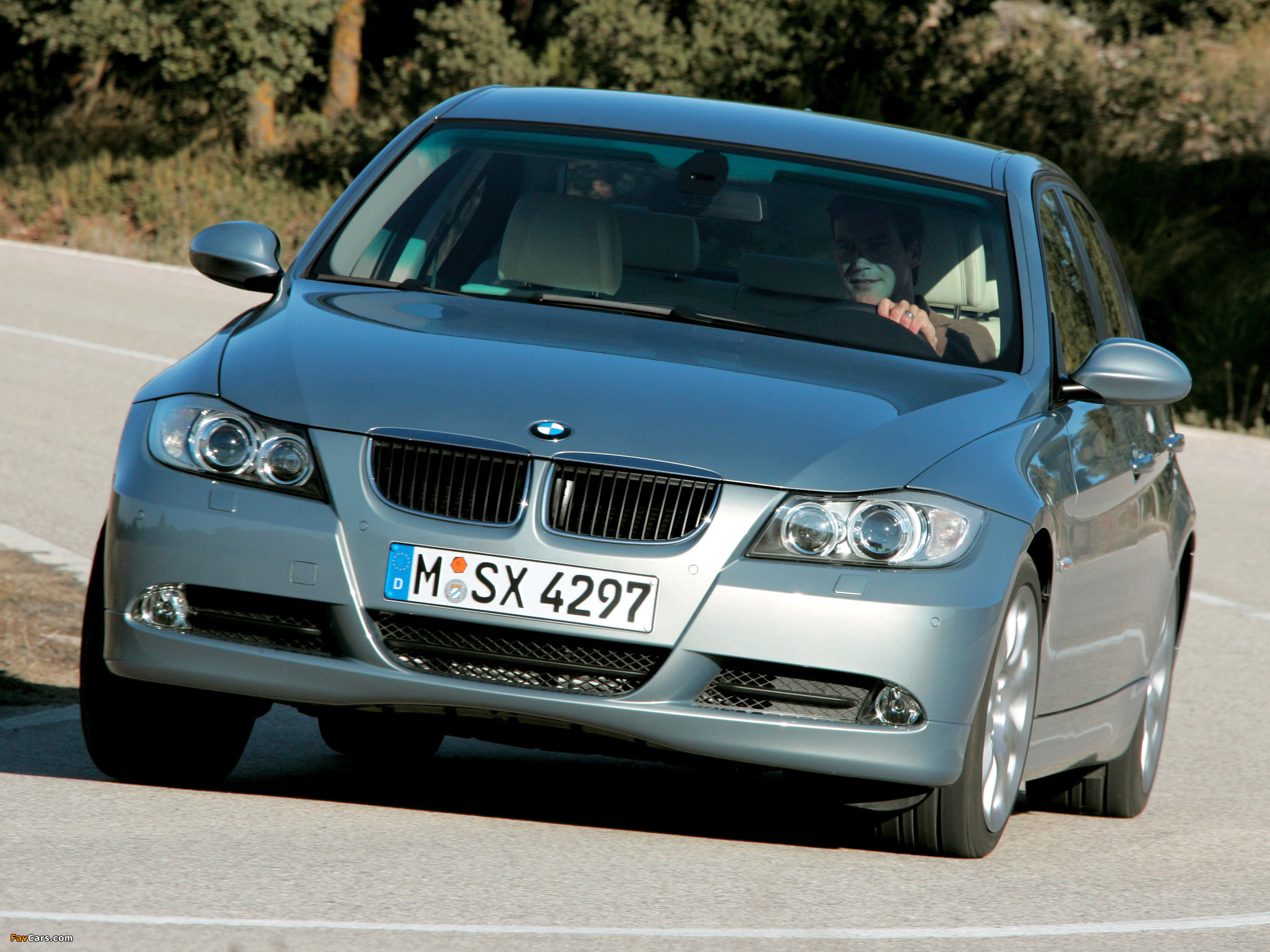 BMW 320d Sedan (E90) 2005–08 wallpapers (2048 x 1536)