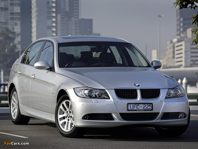 BMW 320d Sedan AU-spec (E90) 2005–08 wallpapers (800 x 600)