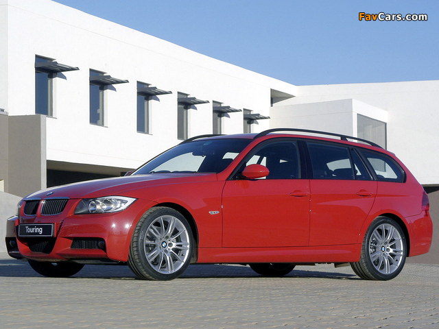 BMW 320d Touring M Sports Package ZA-spec (E91) 2006 images (640 x 480)