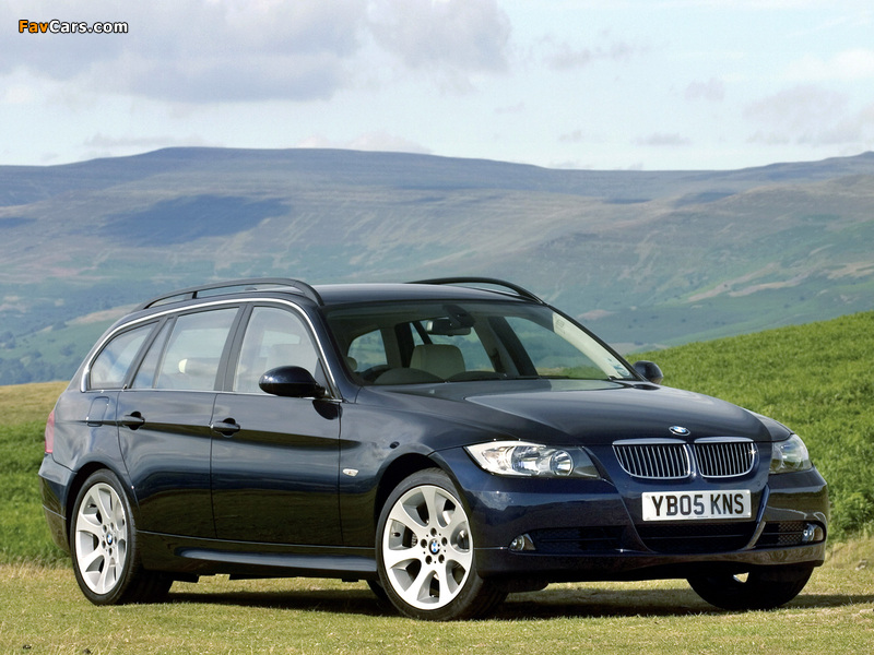 BMW 325i Touring UK-spec (E91) 2006–08 images (800 x 600)