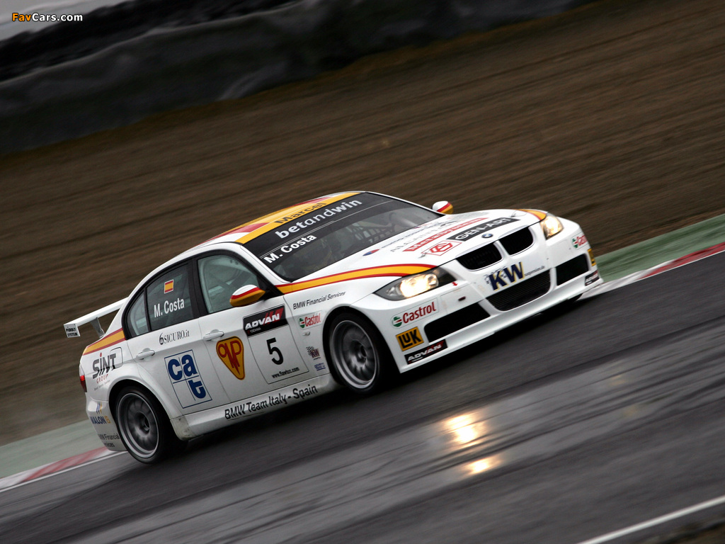 BMW 320si WTCC (E90) 2006–08 images (1024 x 768)