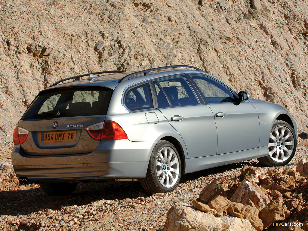 BMW 330xd Touring (E91) 2006–08 images (1024 x 768)