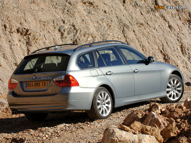 BMW 330xd Touring (E91) 2006–08 images (640 x 480)