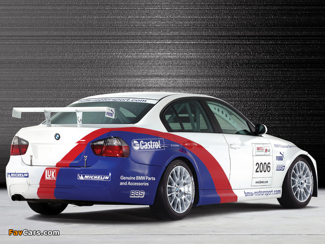 BMW 320si WTCC (E90) 2006–08 images (640 x 480)
