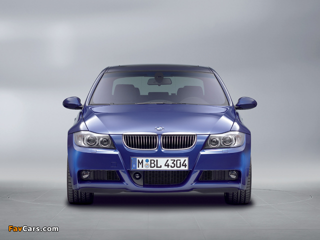 BMW 330i M Sports Package (E90) 2006 images (640 x 480)