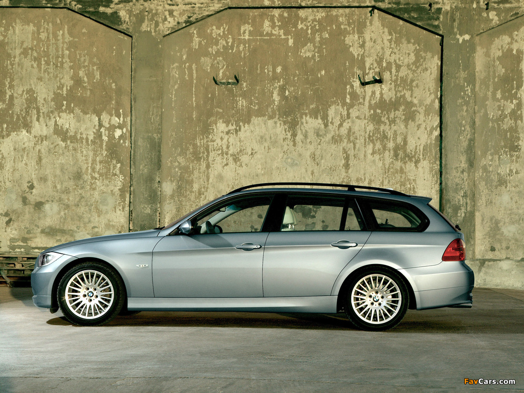 BMW 320d Touring (E91) 2006–08 images (1024 x 768)