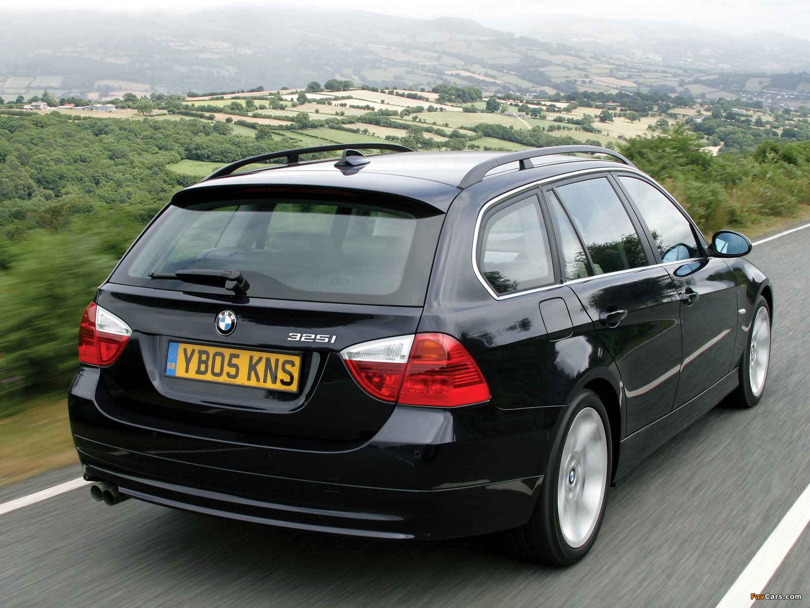 BMW 325i Touring UK-spec (E91) 2006–08 photos (1600 x 1200)