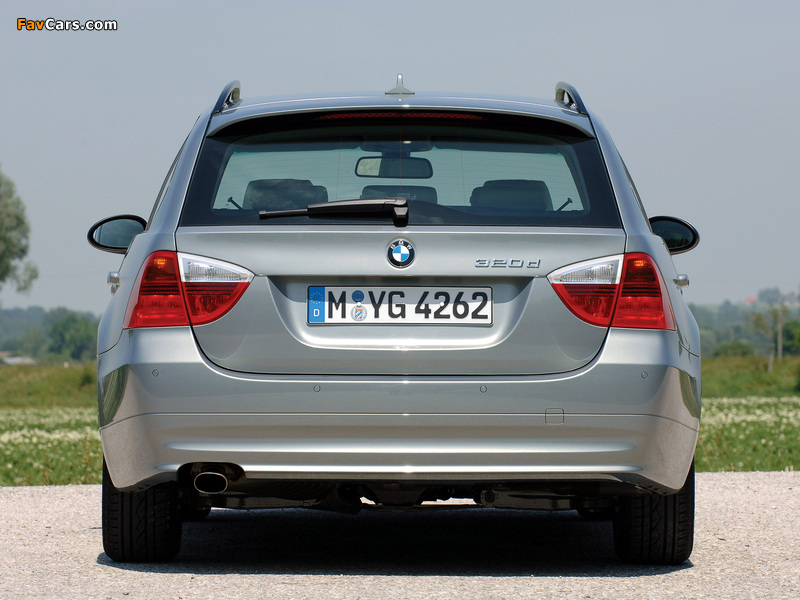 BMW 320d Touring (E91) 2006–08 photos (800 x 600)