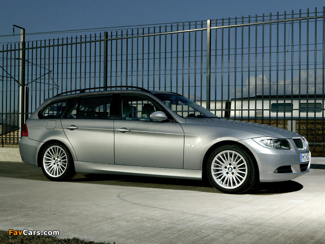 BMW 320d Touring (E91) 2006–08 pictures (640 x 480)