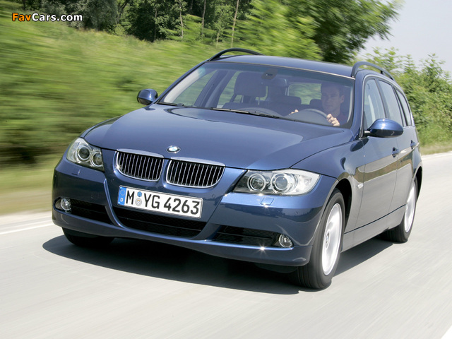BMW 325i Touring (E91) 2006–08 pictures (640 x 480)