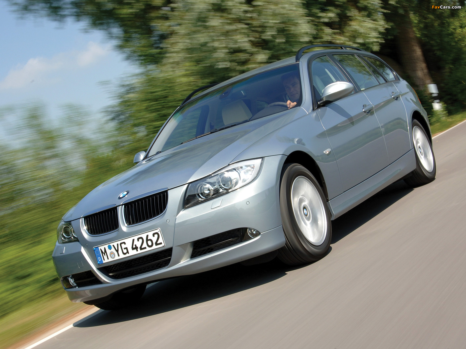BMW 320d Touring (E91) 2006–08 pictures (1600 x 1200)