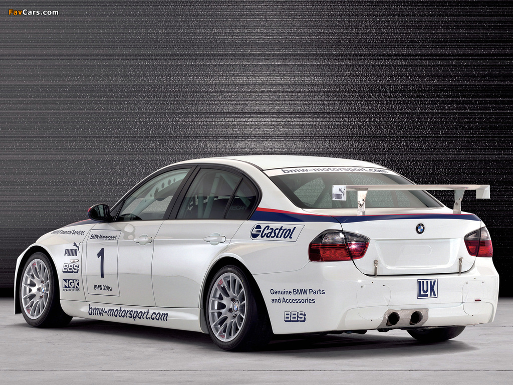 BMW 320si WTCC (E90) 2006–08 pictures (1024 x 768)