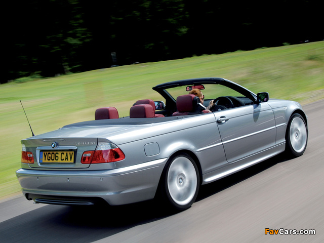 BMW 320Cd Cabrio M Sports Package (E46) 2006 pictures (640 x 480)