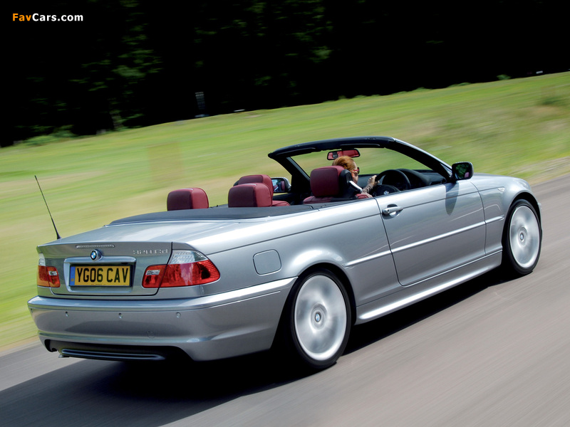 BMW 320Cd Cabrio M Sports Package (E46) 2006 pictures (800 x 600)