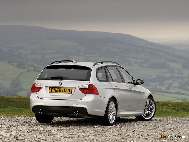 BMW 335i Touring M Sports Package UK-spec (E91) 2006 pictures (800 x 600)