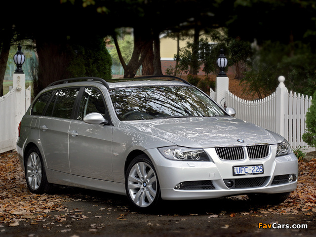 BMW 323i Touring (E91) 2006–08 pictures (640 x 480)
