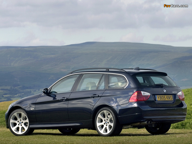 BMW 325i Touring UK-spec (E91) 2006–08 pictures (800 x 600)